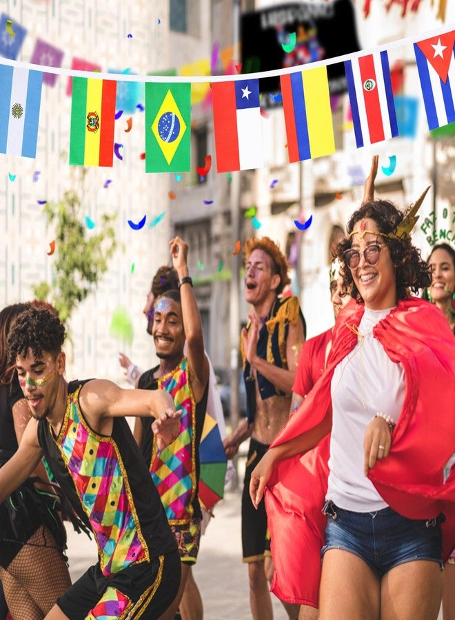 Alphatool Latin America 21 Countries String Flags Hispanic Heritage Month Decorations - Image 3