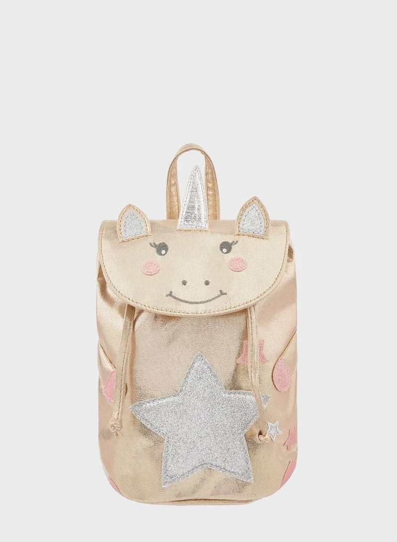 MONSOON Kids Mini Unicorn Backpack
