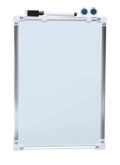 Generic An educational whiteboard with a whiteboard pen, an eraser, and two magnets to hold the paper together 35*25 Cm 