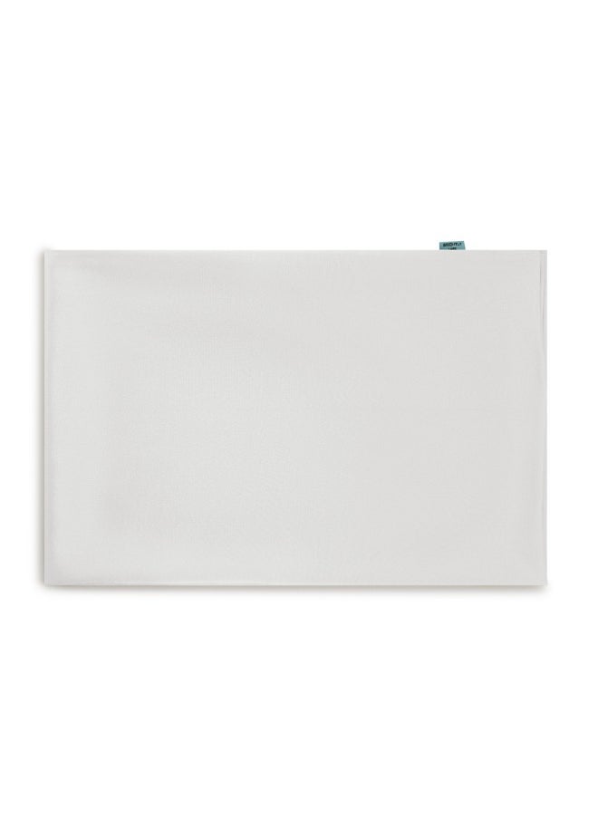 BRIGHTLY LABS Silver-Infused Mulberry Silk Pillowcase, designed for ultimate comfort and care. Antibacterial, hypoallergenic, and infused with silver ions, Grade 6A silk pillowcase in queen size.  - Image 2