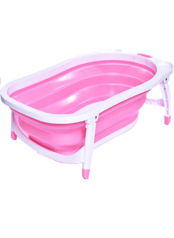 Children Folding Bath Tub - Pink - Image 1