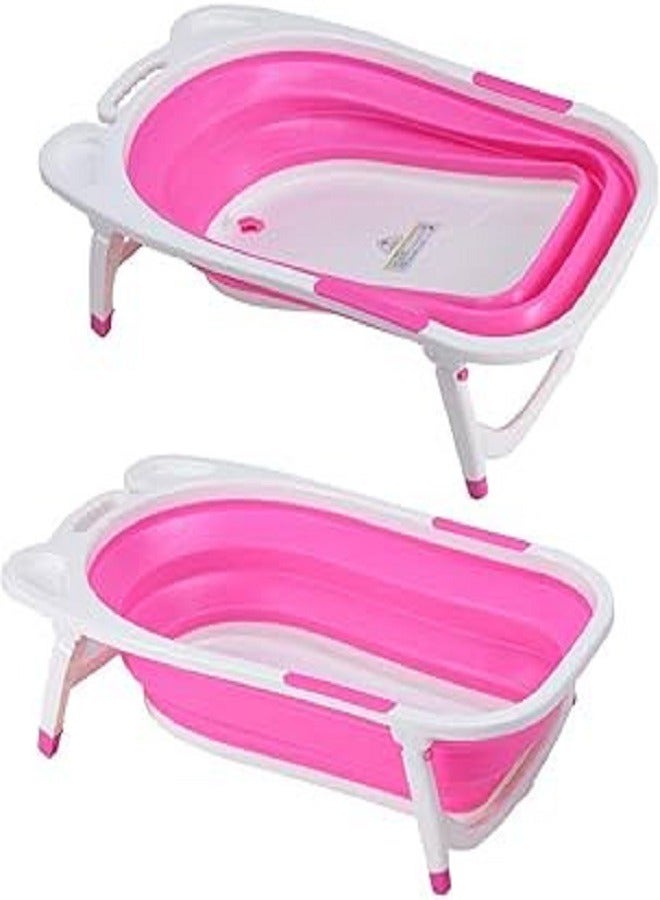 Children Folding Bath Tub - Pink - Image 3