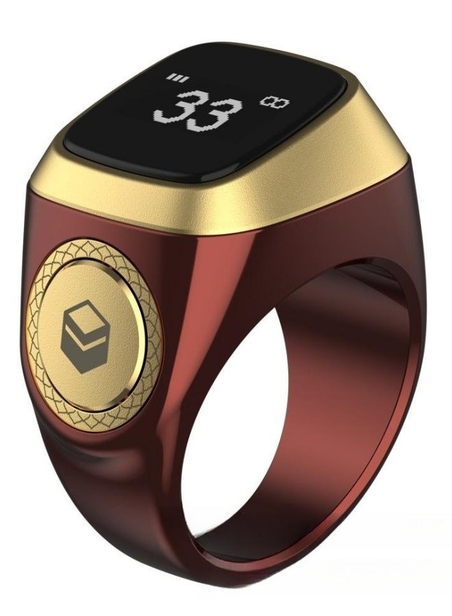 Zikr 1 Lite Smart Ring for Muslims Tally Tasbeeh Counter with Vibration Reminder 20mm - Image 1