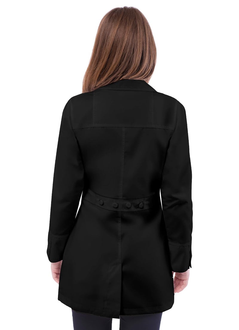 Adar Uniforms, Universal Lab Coats for Women - Perfection 32" Lab Coat - 811 - Black - L - Image 2
