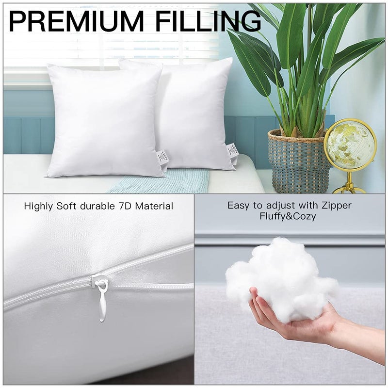 Otostar OTOSTAR Throw Pillow Insert Premium Pillow Stuffer Sham Rectangle Cushion Stuffer for Decorative Cushion Bed Couch Sofa Decor Pillows Inserts 16x24 Inch (Pack of 1)  - Image 3