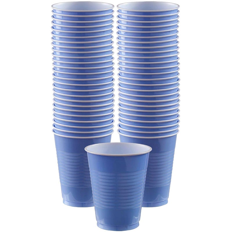 Amscan CUP 18OZ PL HI CT PSTL BL 2020