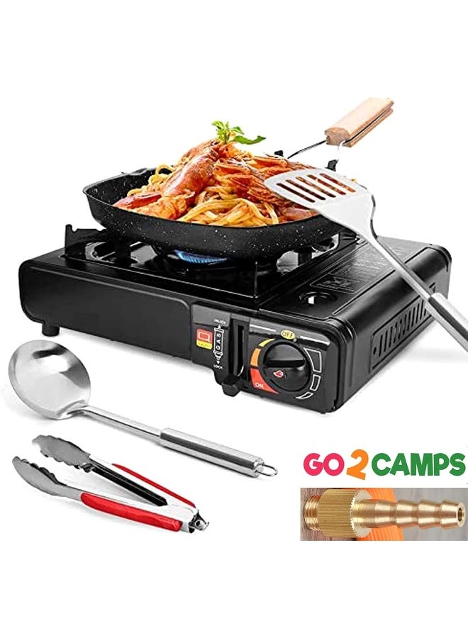 GO2CAMPS Alsaqer Camping Stove-Portable Butane Gas Camping Stove With Four Cartridges - Image 3