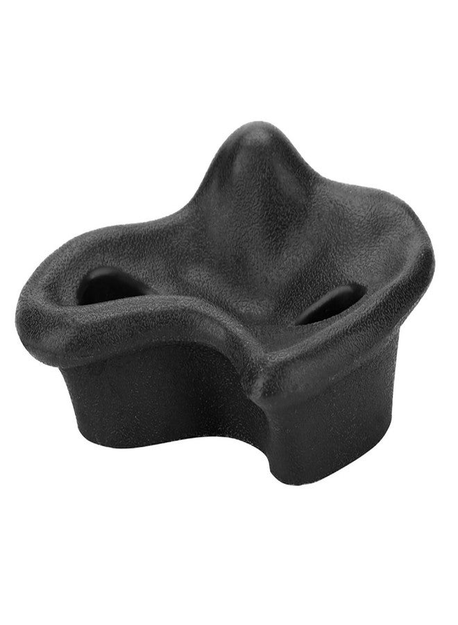 TeamSky Rock Climbing Holds,10PCS Plastic Textured Comfortable Rock Climbing Stone Rocks Wall Stones with Screw Pad and Nut for Outdoor Indoor Climbing Playground Accessories Rock Wall Climbing Kit(Black) - Image 5