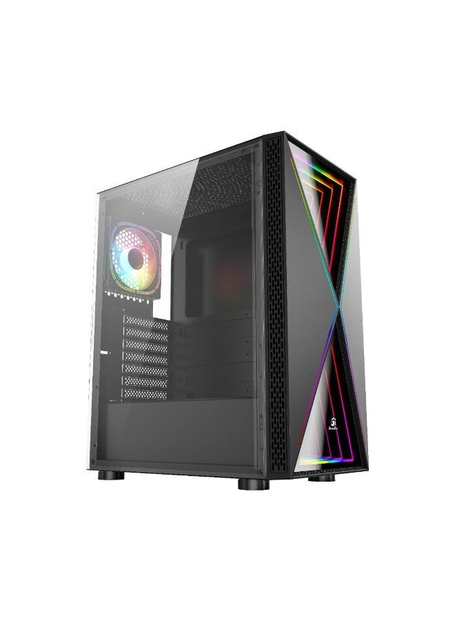 GamerTek Vega Black PC Case - Image 1