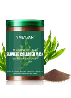 YMEYFAN Natural Seaweed Face Mask Powder Algae Seed Mask For Hydrating Purify Antiacen Deep Clean Pore Vegan Facial Mask Skincare For Women Beauty Salon Spa Cover Use Of Jelly Mask (500G/17.6Oz)  - Image 1