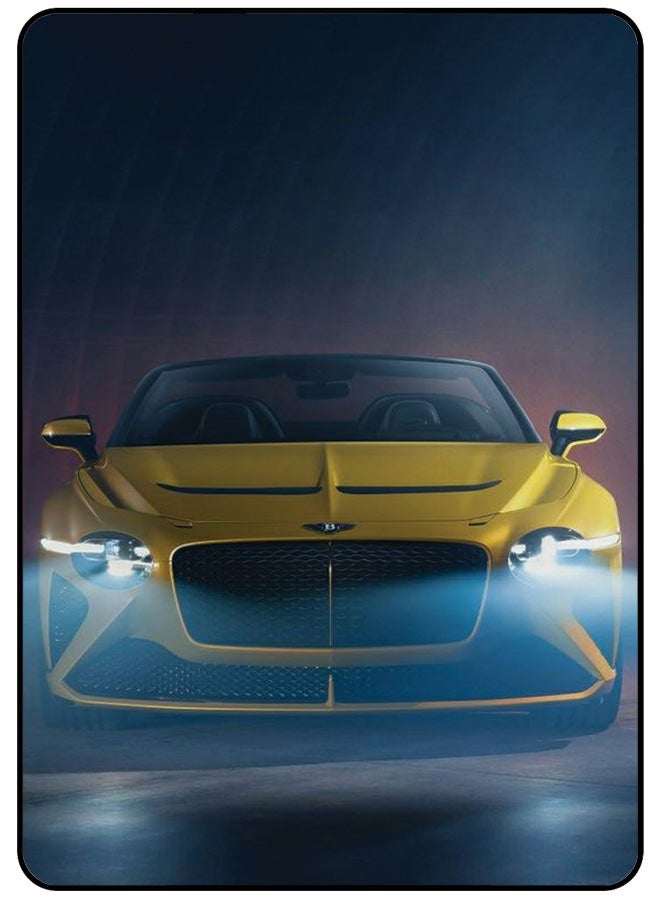 EYE CATCH Protective Case Cover For Samsung Galaxy Tab A9 Plus Bentley Yellow Car - Image 1
