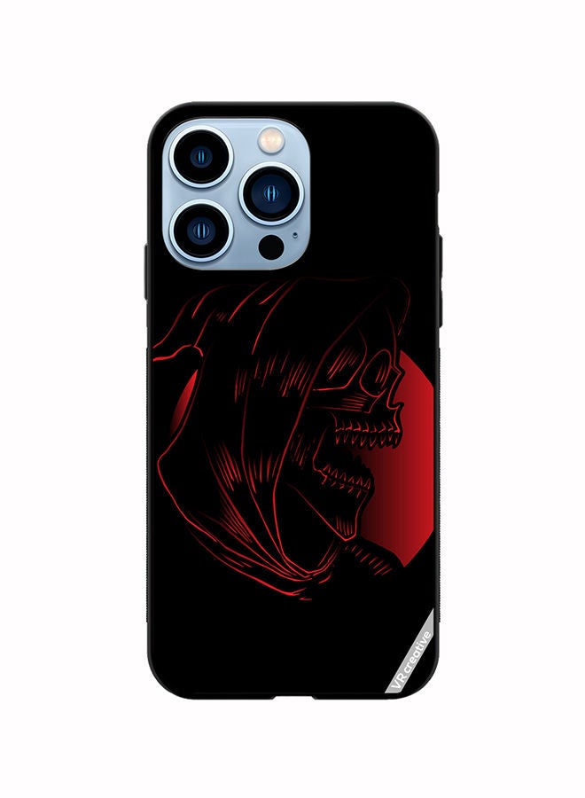 VR CREATIVE Protective Case Cover For Apple iPhone 14 Pro Screaming Reaper Design Multicolour - Image 1