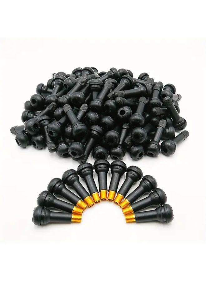 Aluminum Alloy Black Rubber Tubeless Tire Valve Stems 24pcs For 0.453 Inch Rim Hole - Image 5