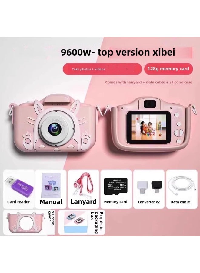 Generic - Photographable Printable Baby Digital Camera Children's Camera Toy Boys And Girls Birthday Gift HD Entry-Body Color: Top Version - 9600w Ultra-clear Screen And Super Battery Life - Image 1