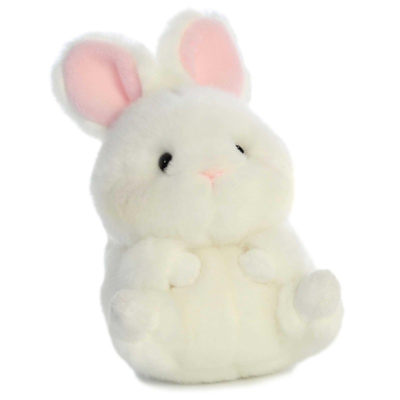 AuroraÂ® Playful Rolly Petâ„¢ Bunbun Bunnyâ„¢ Stuffed Animal - Compact Size for On-The-Go Fun - for Adults, Kids, Birthdays, and Anniversaries - White 5 Inches - Image 3