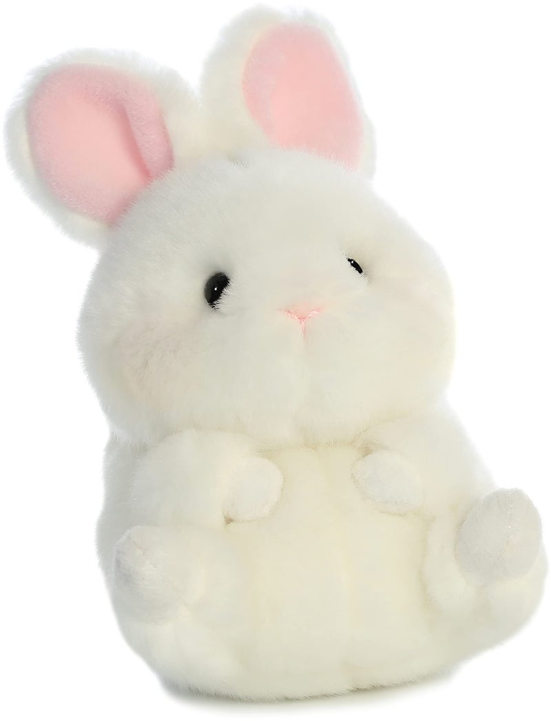 AuroraÂ® Playful Rolly Petâ„¢ Bunbun Bunnyâ„¢ Stuffed Animal - Compact Size for On-The-Go Fun - for Adults, Kids, Birthdays, and Anniversaries - White 5 Inches - Image 2