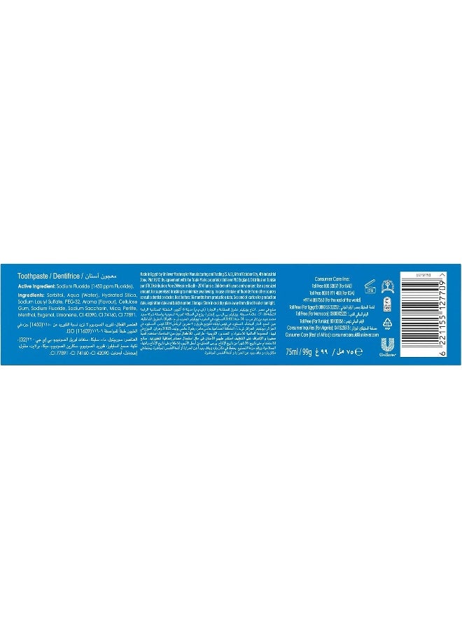 Close Up CLOSE UP Icy White Toothpaste Winterblast, 75ml (Pack of 2)  - Image 2