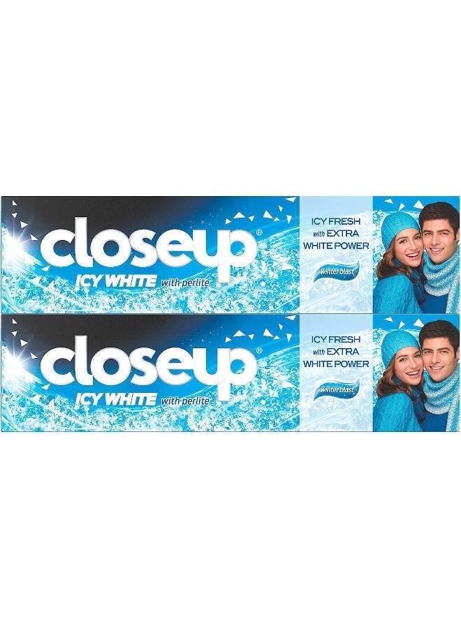 Close Up CLOSE UP Icy White Toothpaste Winterblast, 75ml (Pack of 2)  - Image 1