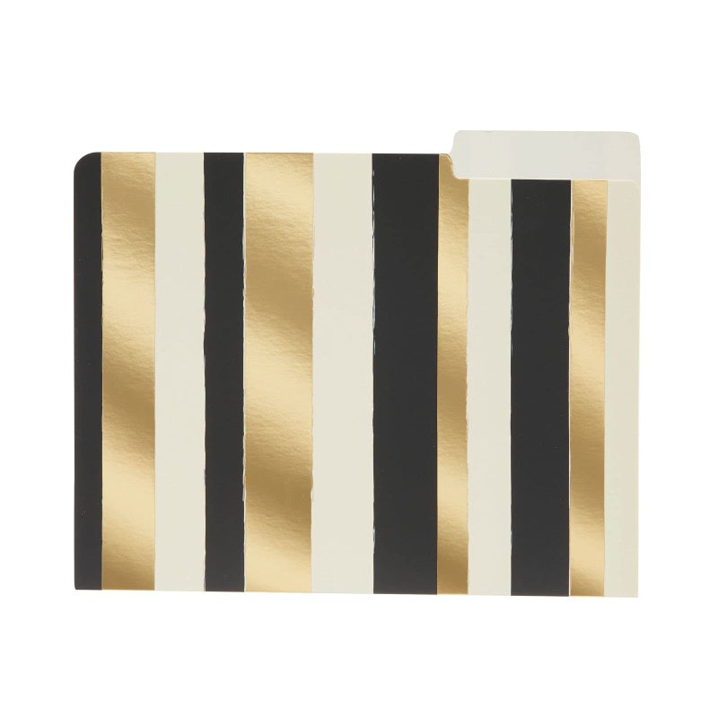 Paper Junkie Colored File Folders - 11.5 x 9.5 in, Gold Geometric, 12 Pack - Manila Folders with 1/3 Cut Tabs for File Cabinet - Desk Accessories & Cute Office Supplies - Image 3