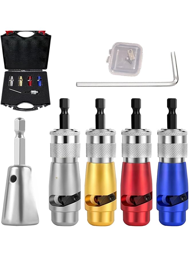 promass Wire Stripping Tool & Wire Twisting Connector,Wire Stripper, Electrician Drill Wire Stripper and Twister, Electrical Wire Twister Tool for Drill Set (4 Piece Set) (Size : BIG)