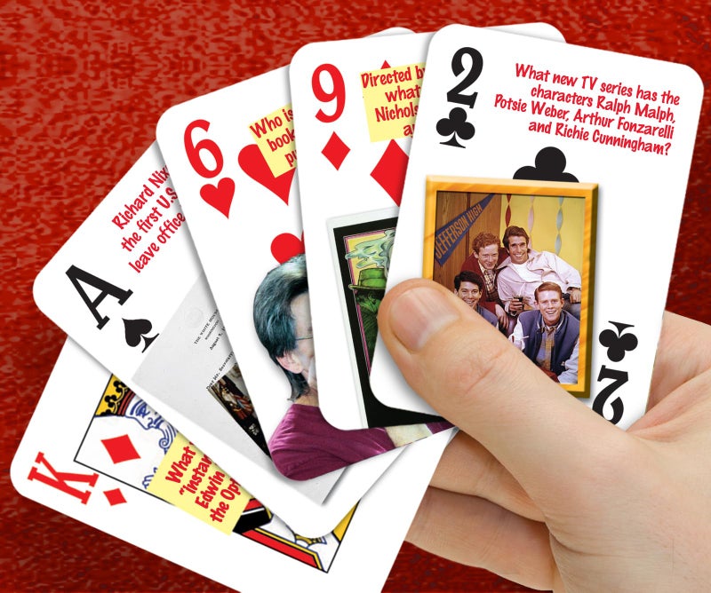 Flickback 1974 Trivia Playing Cards: Birthday or Anniversary Cards - Image 2