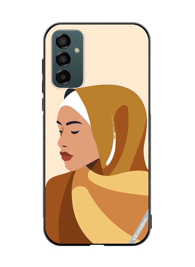 VR CREATIVE Protective Case Cover For Samsung Galaxy M23 Cartoon Woman Shape Design Multicolour - Image 1