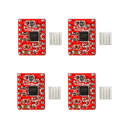 ACEIRMC 3D Printer CNC Shield V3 Engraver Expansion Board with 4X A4988 Driver Module and 4 x Radiator (Kits) - Image 5