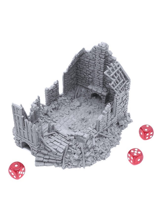 EnderToys Ruined Barlyway Cottage by Printable Scenery, 3D Printed Tabletop RPG Scenery and Wargame Terrain 28mm Miniatures - Image 2