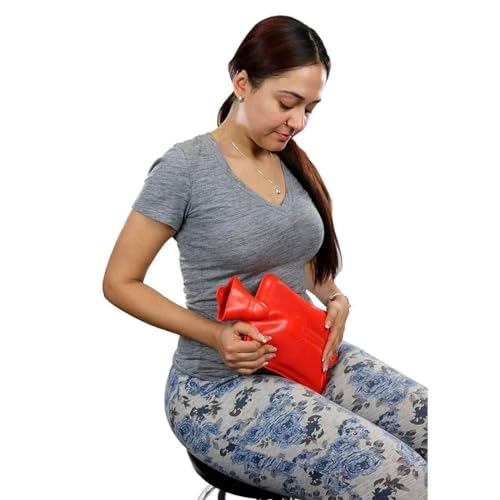 Niland® Premium Rubber Hot Water Bottle - Quality Heat Therapy Bag for Pain Relief and Comfort (Pack of 1) - Image 4