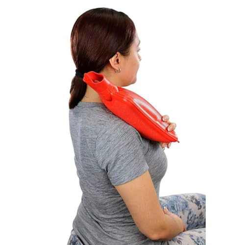 Niland® Premium Rubber Hot Water Bottle - Quality Heat Therapy Bag for Pain Relief and Comfort (Pack of 1) - Image 5