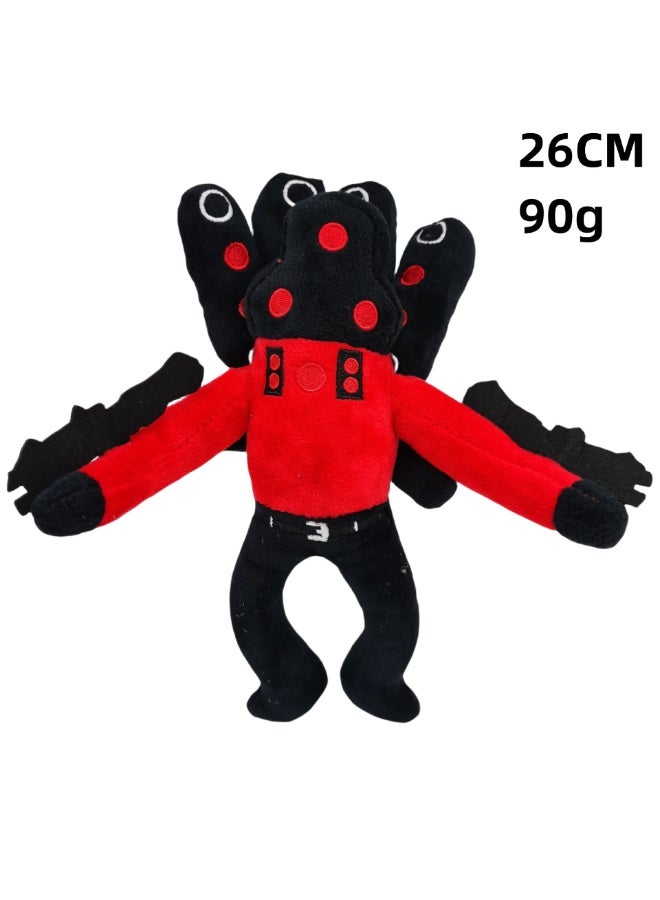 Skibidi Toilet Toy, Plush Skibidi Toilet Figure Doll Toy, Stuffed Animal, Plushie for Game Fans, Kids and Adults