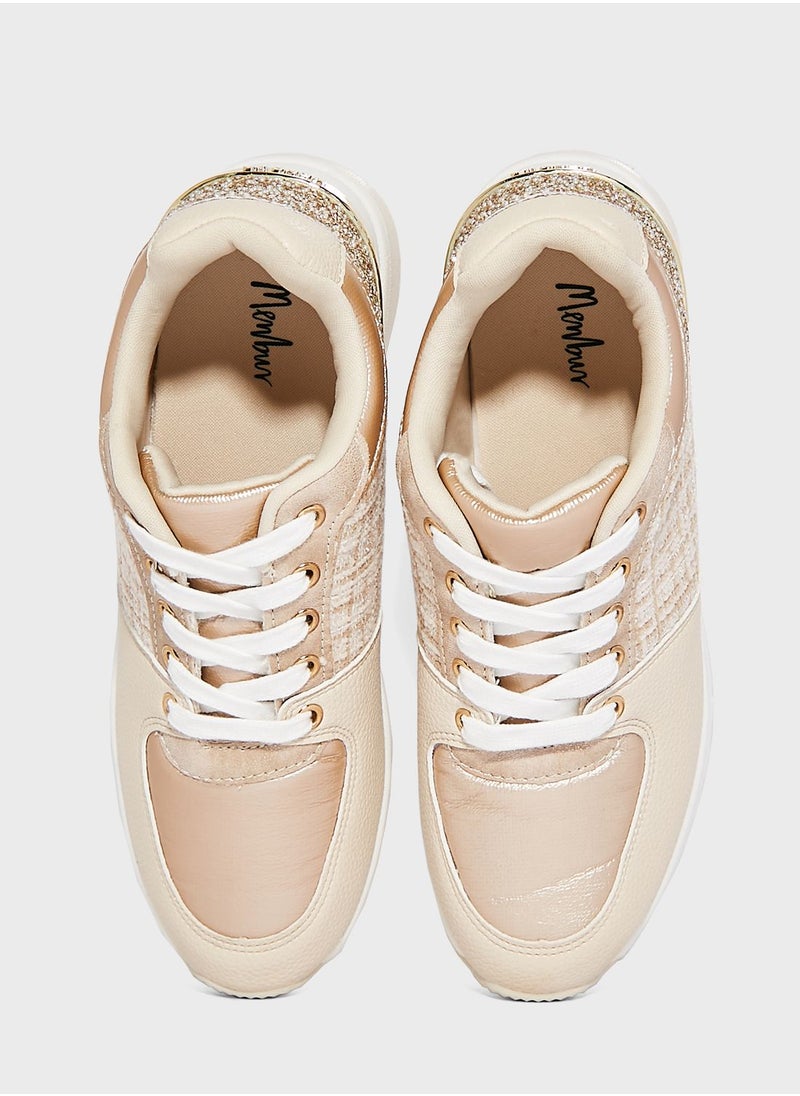 MENBUR Lace Up Low Top Sneakers  - Image 4