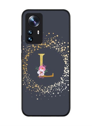 Rugged Black edge case for Xiaomi 12 Lite Slim fit Soft Case Flexible Rubber Edges TPU Gel Thin Cover - Custom Monogram Initial Letter Floral Pattern Alphabet - L (Grey) - pzsku/Z8AE90B4FB4A85458B3C2Z/45/_/1673889114/9b1f3c68-1a92-4227-9d95-b31f4faeb34a