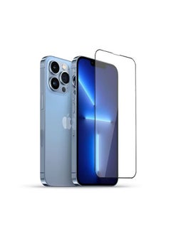 Huayu Defendr Full Coverage Tempered Glass Compatible With iPhone 13 Pro Max Glass/Plastic - Solid -Ultra-Thin Precision Touch Technology-shatterproof-finger print recognition-9H protection Clear  - Image 1
