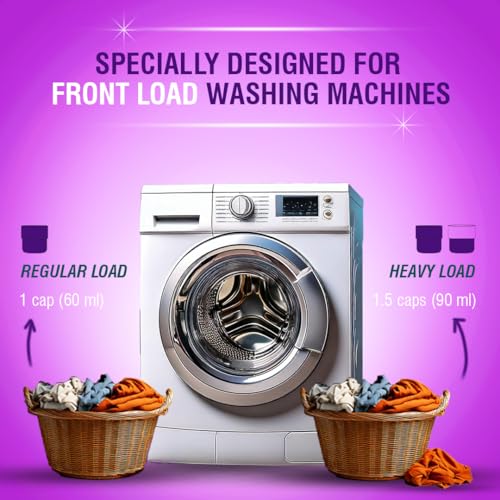 Beco Natural Liquid Detergent Front Load - 2L Refill Pack | Tough Stain Removal | Lavender & Vanilla Freshness | Retains Brightness & Shine | Chemical Free | Front Load Washing Machine Liquid - Image 4