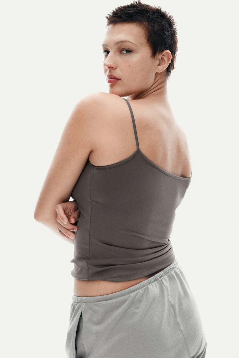 H&M Microfibre strappy top