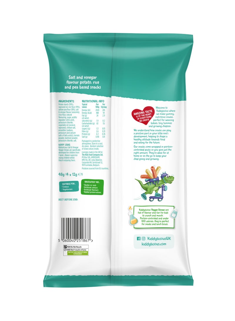 Kiddylicious Gluten Free Salt And Vinegar Veggie Finger Snacks For Kids - Image 2
