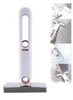 Houmt Portable Self Squeeze Short Mini Mop Lazy Hand Wash Free Strong Absorbent Bathroom Kitchens Tableware Desktop Glass Wet and Dry Use  - Image 1