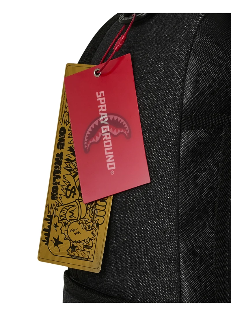 Sprayground  BLACK DENIM TEAR SHARK DLXSV BACKPACK  | Best Price UAE