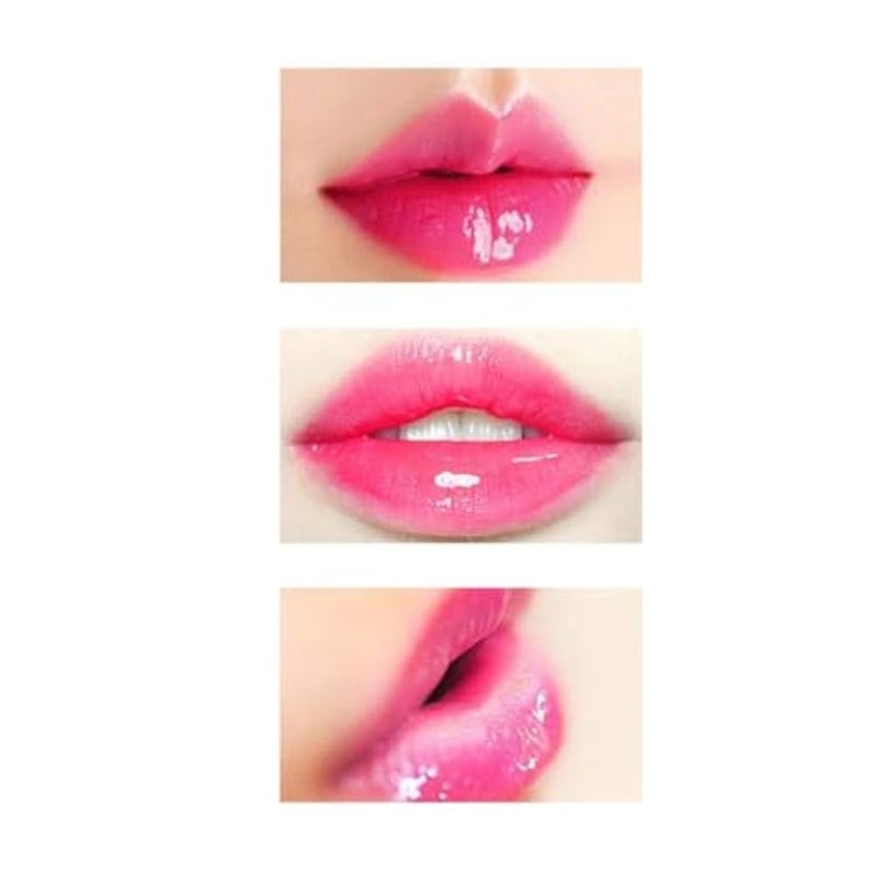 (SET OF 3) Gloss Lip Oil Tinted, Pink Magic Mood Lipstick,Temperature Color Change Lip Stain Lip Balm, Longlasting Lips Will Not Dry Out - Image 2