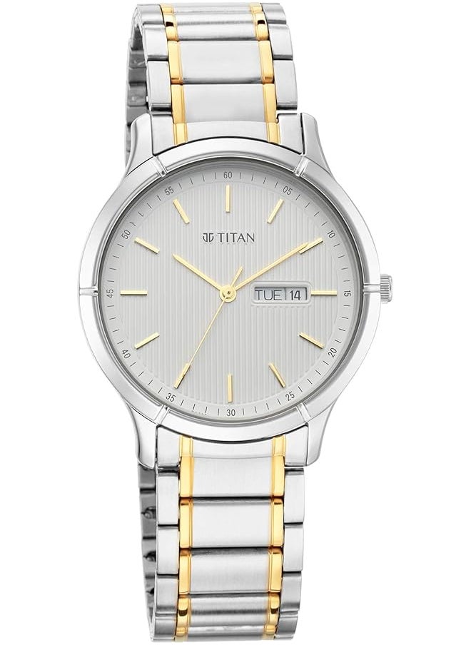 TITAN - Lagan Collection Analog Silver Dial Men Watch Nn1775Bm02 Nr1775Bm02 Silver White - Image 1