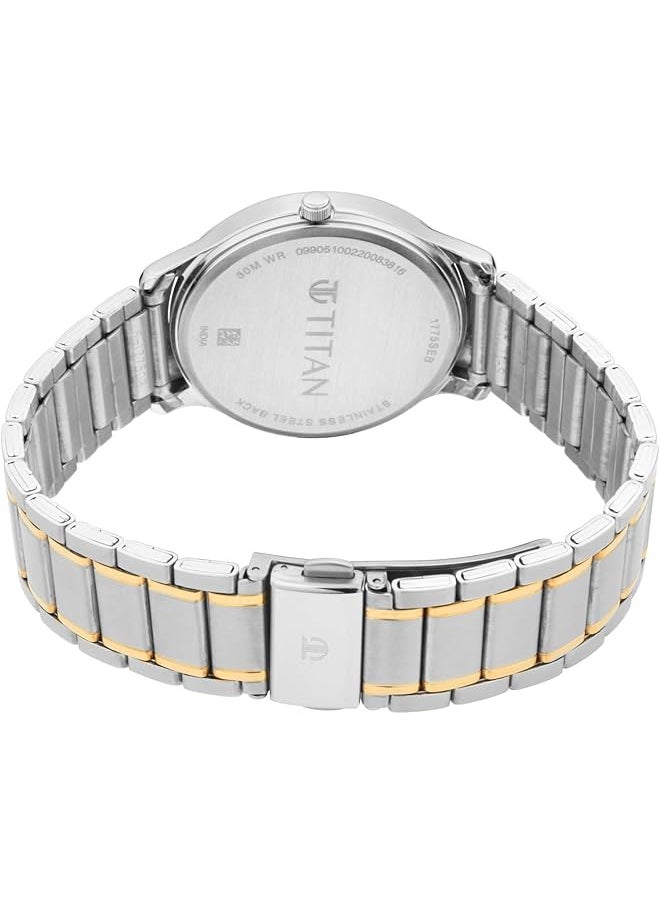 TITAN - Lagan Collection Analog Silver Dial Men Watch Nn1775Bm02 Nr1775Bm02 Silver White - Image 1