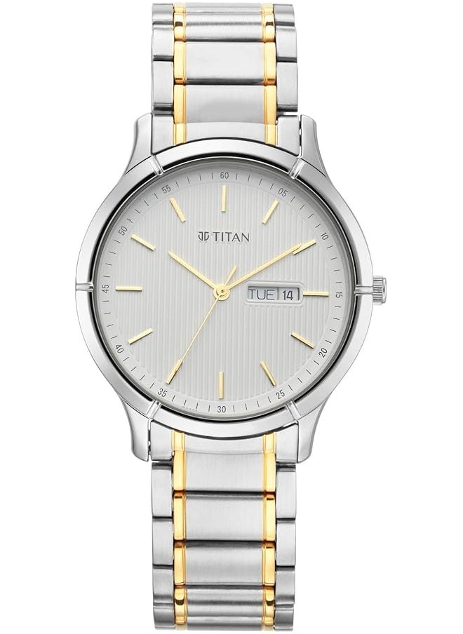 TITAN - Lagan Collection Analog Silver Dial Men Watch Nn1775Bm02 Nr1775Bm02 Silver White - Image 1