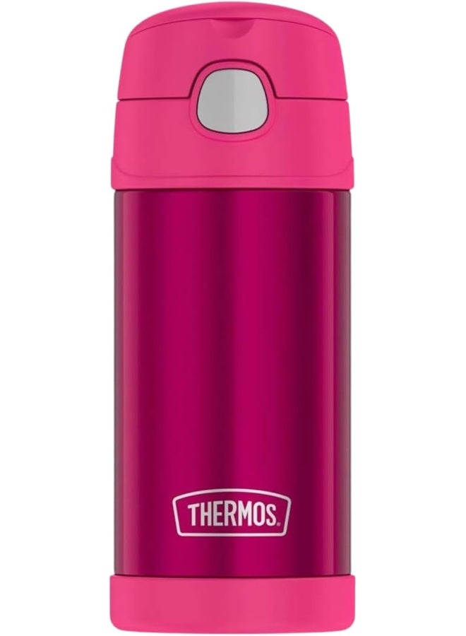 THERMOS FUNTAINER STAINLESS STEEL KIDS PINK BOTTLE 355ML - Image 1