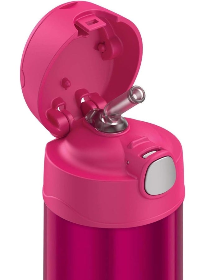 THERMOS FUNTAINER STAINLESS STEEL KIDS PINK BOTTLE 355ML - Image 4