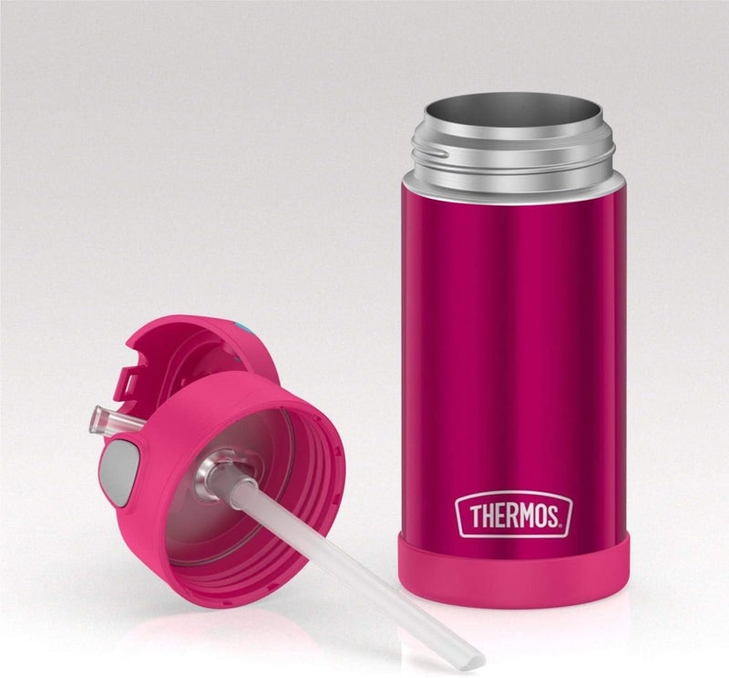 THERMOS FUNTAINER STAINLESS STEEL KIDS PINK BOTTLE 355ML - Image 5