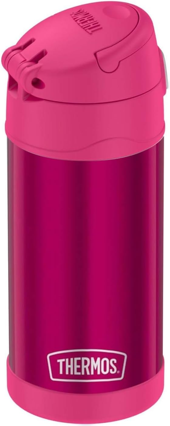 THERMOS FUNTAINER STAINLESS STEEL KIDS PINK BOTTLE 355ML - Image 3