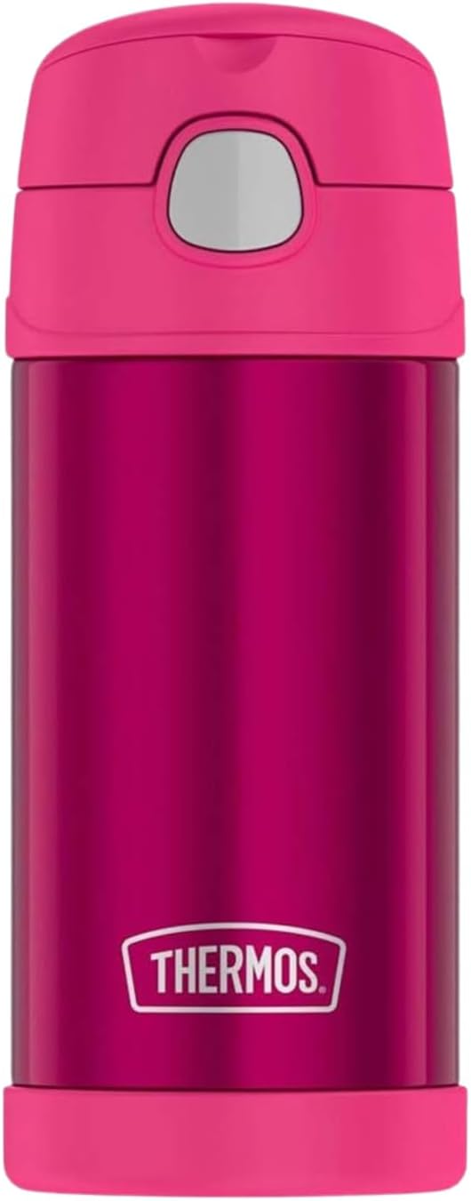 THERMOS FUNTAINER STAINLESS STEEL KIDS PINK BOTTLE 355ML - Image 1