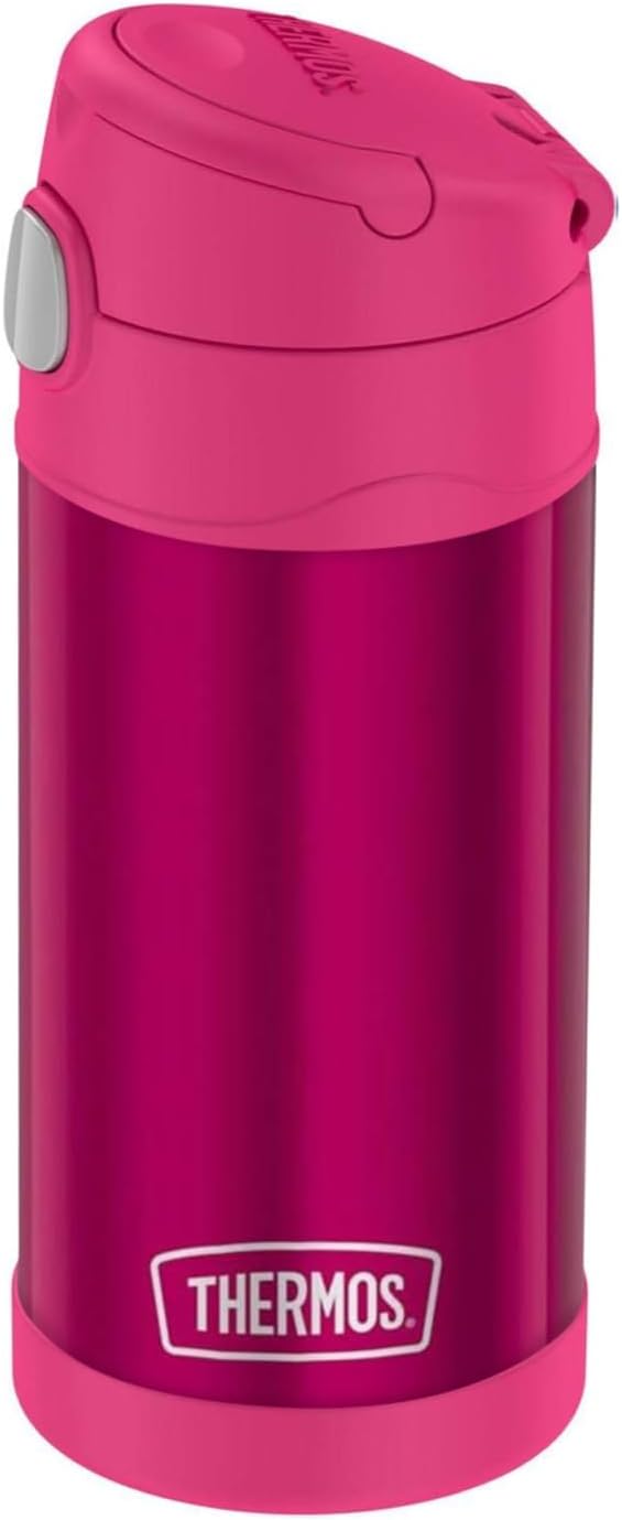 THERMOS FUNTAINER STAINLESS STEEL KIDS PINK BOTTLE 355ML - Image 2