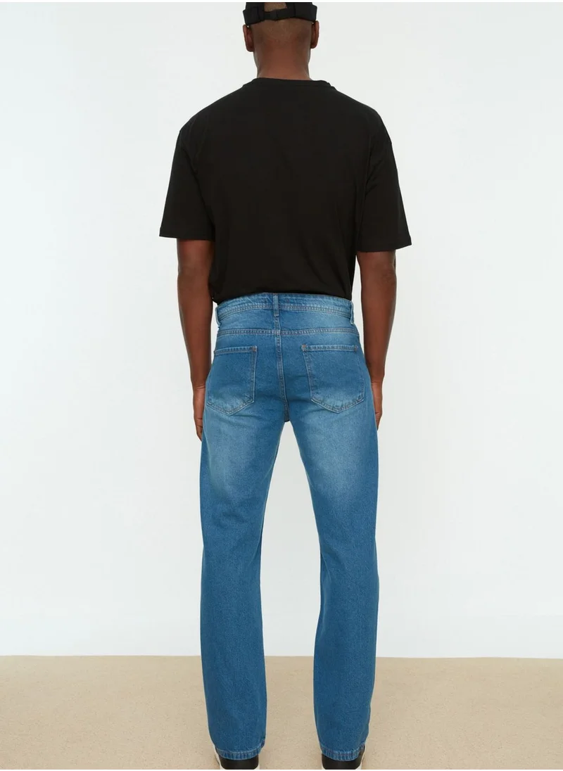 trendyol Mid Wash Straight Fit Jeans